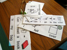 individual pupil communication cards
